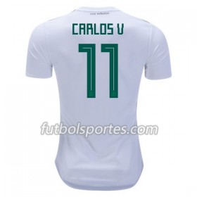 Camisetas México Carlos V 11 Segunda Equipacion Mundial 2018